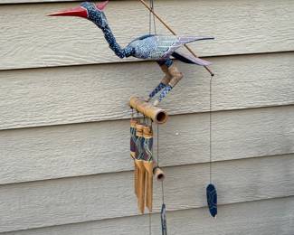43 BobbingHeadBirdBambooWindChime