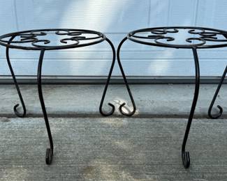 50 BlackMetalPlantStands