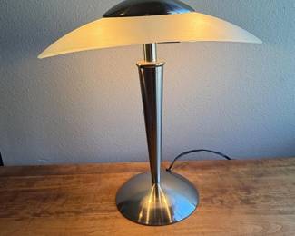 65 MetalTouchLampGlassShade