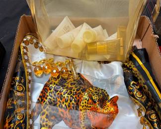 Scarf and Perfumes