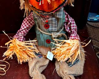 Fiber Optic Light Up Scarecrow