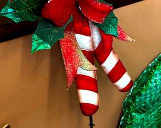 Candy Cane Yard Sign