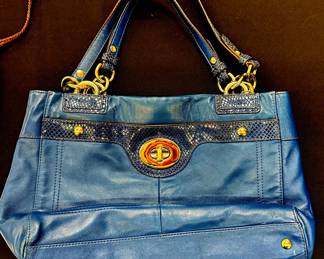 Leather Coach Handbag
