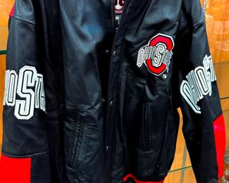 Leather OSU Jacket Ohio State