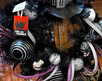 Halloween Witch Wreath