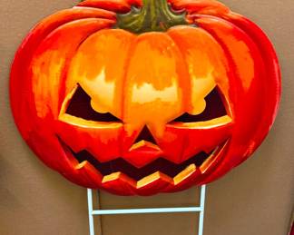 Halloween Pumpkin Yard Sign