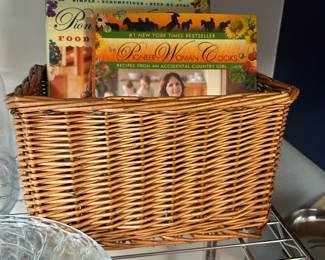 a huge cookbook collection