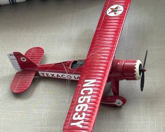 Texaco cast airplane bank