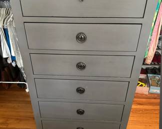 Restoration Hardware locking chest