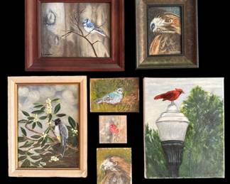 Birds Of Flight Original Paintings