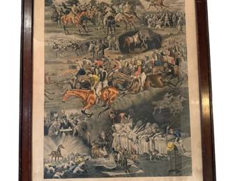 25 x 32 Framed A Racing Nightmare By A.C. Havello