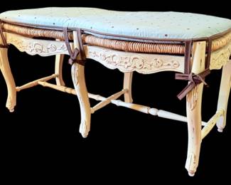 Wicker Bench