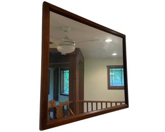 Large Heavy Vintage Framed Wall Mirror
