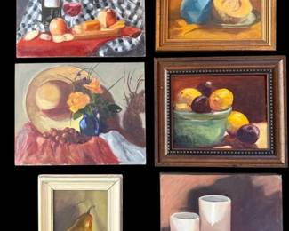 Still Life Fruit Paintings By Local Artist