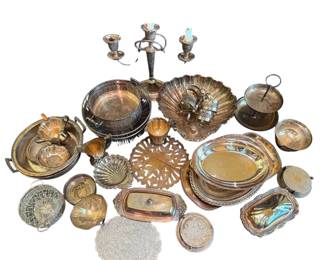 Silver plated Serving ware, Coasters, More