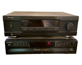 Sony 5 CD Changer, Sherwood AM FM Stereo