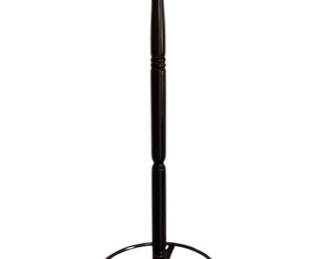 Dark Wooden Coat Hat Rack w Spinning Top