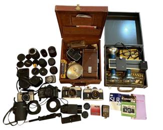 Vintage Cameras Accessories Canon, Polaroid, More