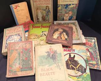 Vintage Childrens Books, Including Black Beauty