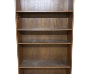 6 Ft. Tall Bookcase w Adjustable Shelving