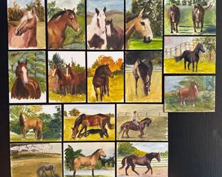 7x4 Horse Paintings