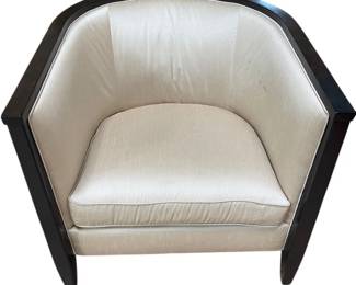 Krispins Raw Silk Round Chair