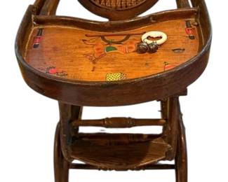 Antique High Chair Rattle