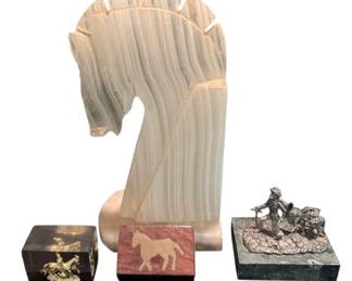 White Onyx Book End More