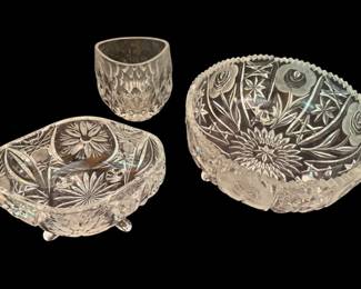 Etched Glass Bowls
