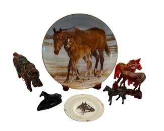 Horse Plate Figures