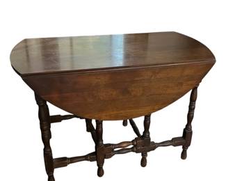 Vintage Wooden Drop Leaf Table