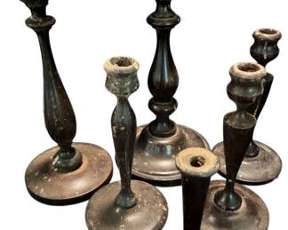 Wooden Candle Holders