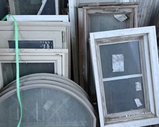 Various windows, different brands, colors, styles, etc.
