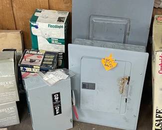 Breaker boxes and safety switch