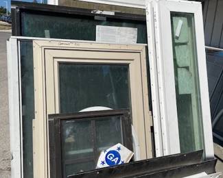 Various windows, different brands, colors, styles, etc.