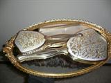 Antique dresser set