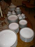 Beautiful silver rimmed China
