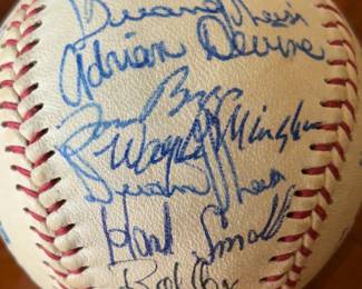 Atlanta Braves 1970's Signed Team Ball