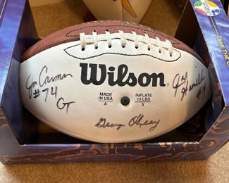 Great Selection of Signed Sports Memorabilia 