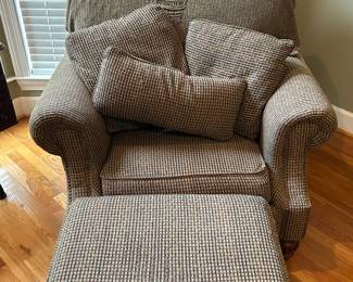 Club Chair w/ Ottoman
