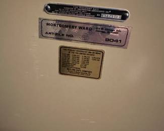 #36 - $100 - Montgomery ward safe 23tx17.5wx16d