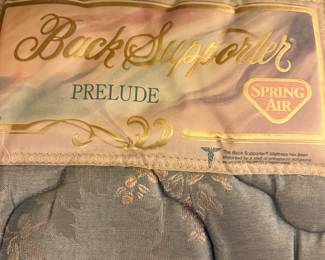 #39 - $160 - Queen bed with back supporter mattress with storage underneath with 4 drawers
