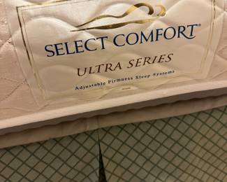 #29 - $150 - Queen bed with select comfort ultra series mattress