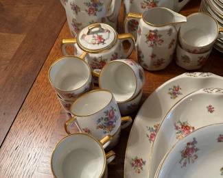 #28B - $300 - Weimer Germany floral China set accessories priced separately