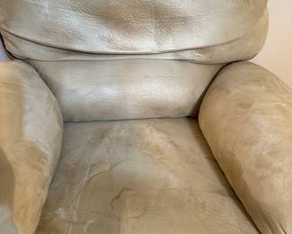 #10 - $80 - Manual recliner - suede 35tx44wx44d