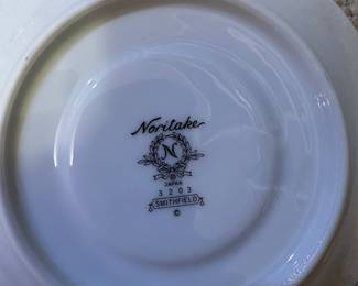 #71 - $60 - Noritake Tea set service of 12 - 12 saucers, 12 cups
