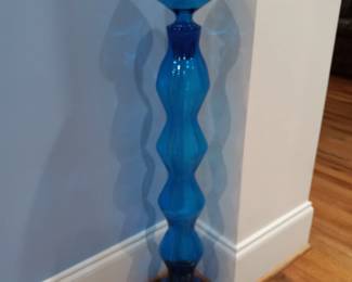 Blenko 36 inch spool decanter in perfect condition