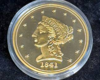 U.S. Gold Coin Replicas, Qty 2