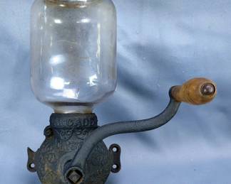 Crystal Coffee Grinder with Glass Jar