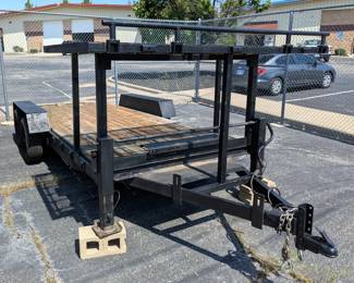 2018 Homemade Flatbed Trailer VIN# MOHMTRAILER026421, Missouri Title